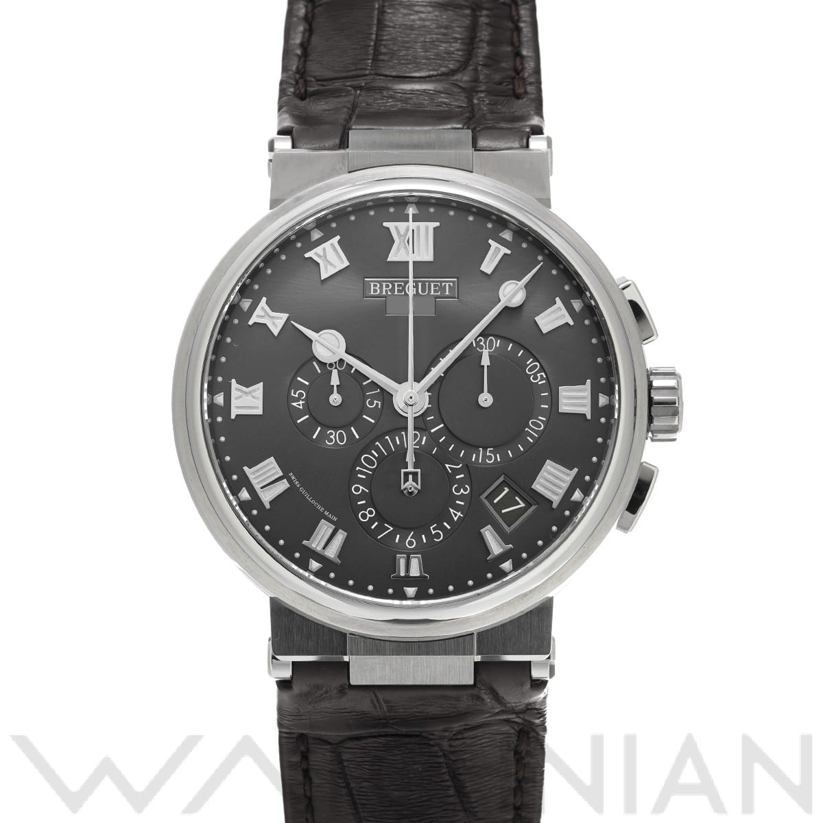 ブレゲ / Breguet マリーン クロノグラフ 5527TI/G2/9WV スレートグレー メンズ 時計 【中古】【wristwatch】
