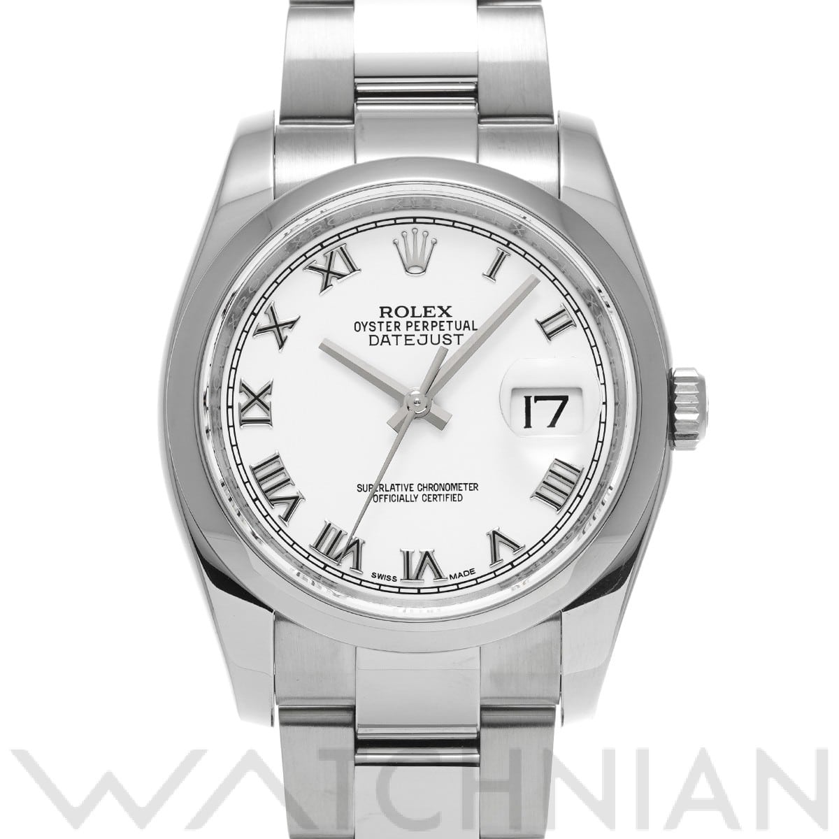 ロレックス デイトジャスト 36 116200 ホワイト メンズ 時計 【中古】【wristwatch】