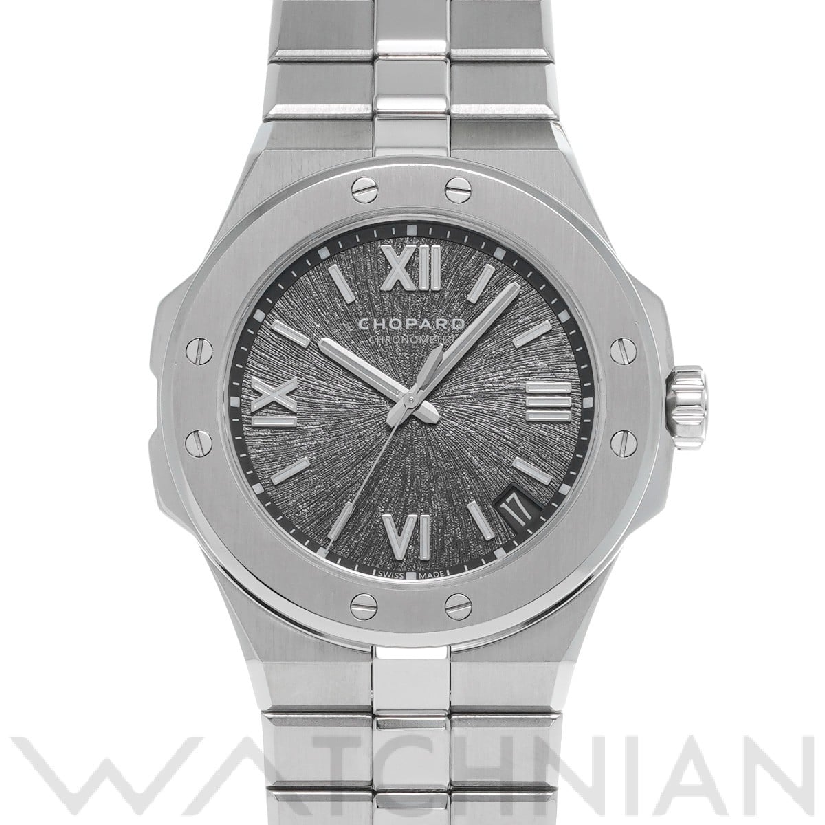 ショパール アルパイン イーグル 41 298600-3002 グレー メンズ 時計 【中古】【wristwatch】