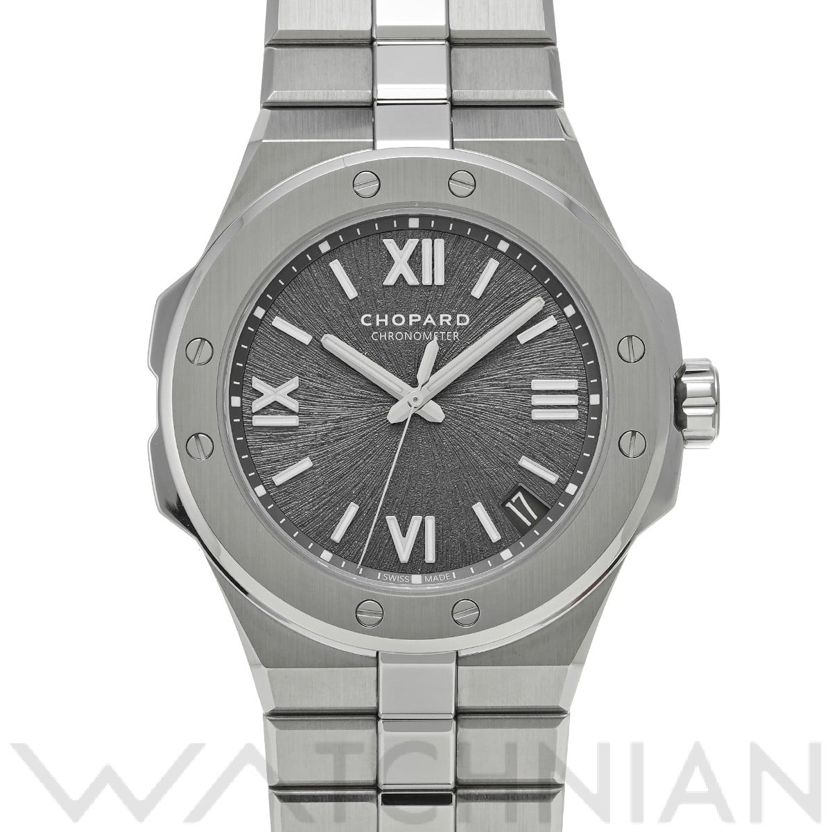 ショパール アルパイン イーグル 41 298600-3002 グレー メンズ 時計 【中古】【wristwatch】