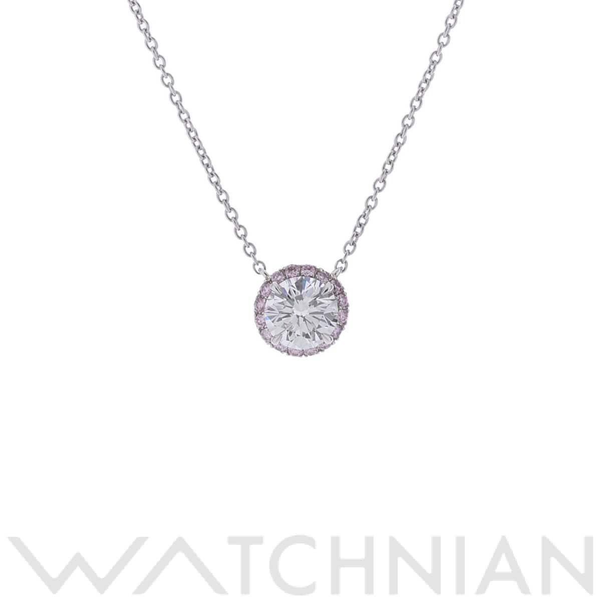 ハリー ウィンストン マイクロパヴェダイヤ ネックレス D0.90ct シルバー Pt950プラチナ レディース ジュエリー 【中古】【jewelry】