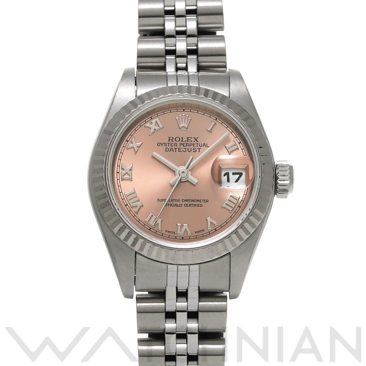 ロレックス デイトジャスト 26 79174 ピンク レディース 時計 【中古】【wristwatch】