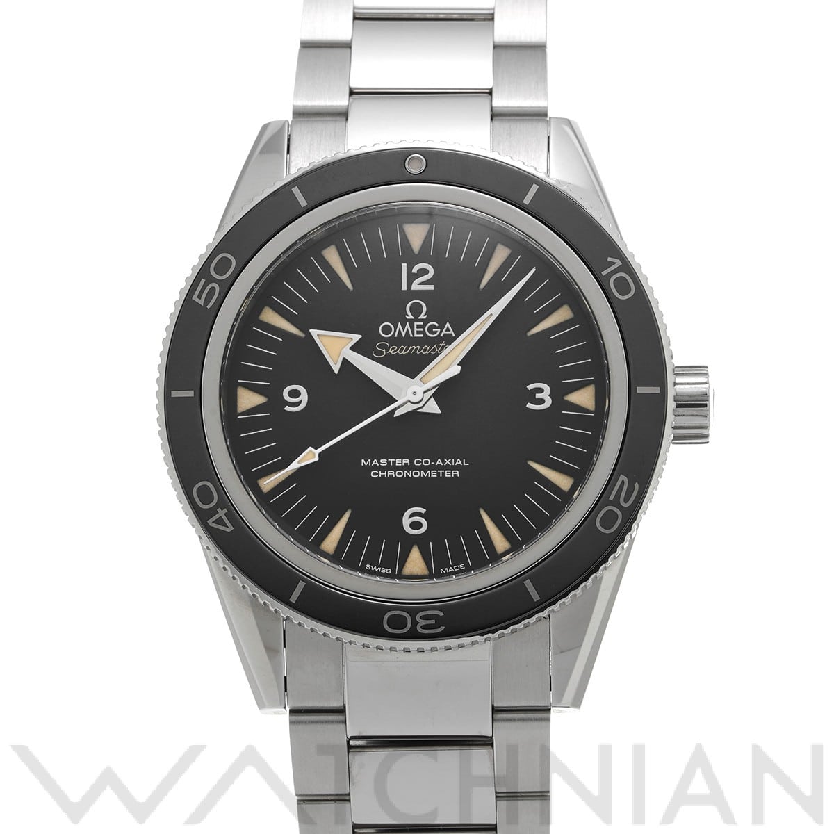 オメガ / OMEGA シーマスター 300 マスターコーアクシャル 233.30.41.21.01.001 ブラック メンズ 時計 【中古】【wristwatch】