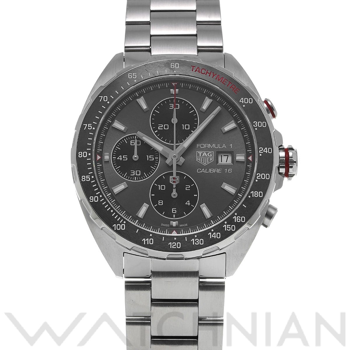 タグ ホイヤー / TAG HEUER フォーミュラ1 キャリバー16 クロノグラフ CAZ2012.BA0876 グレー/ブラック メンズ 時計 【中古】【wristwatch】