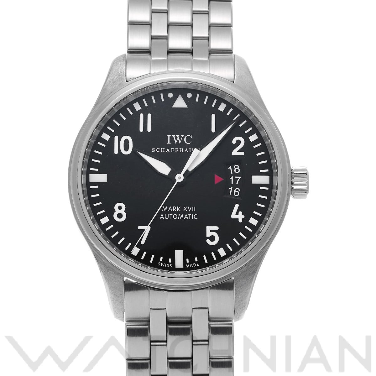IWC パイロットウォッチ マーク XVII IW326504 ブラック メンズ 時計 【中古】【wristwatch】