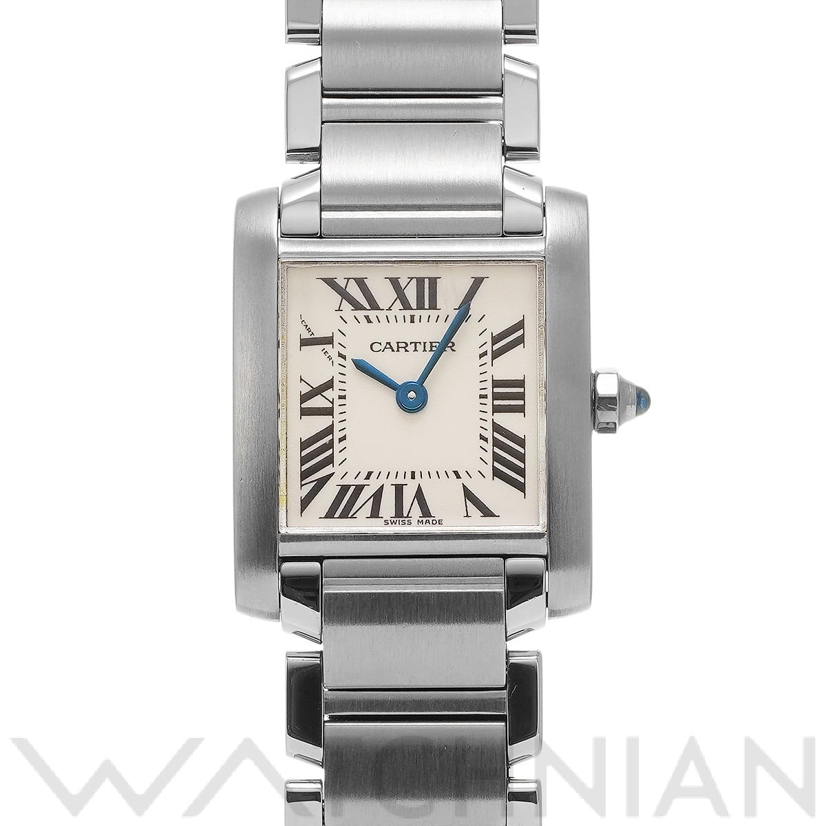カルティエ / CARTIER タンク フランセーズ SM W51008Q3 シルバー レディース 時計 【中古】【wristwatch】