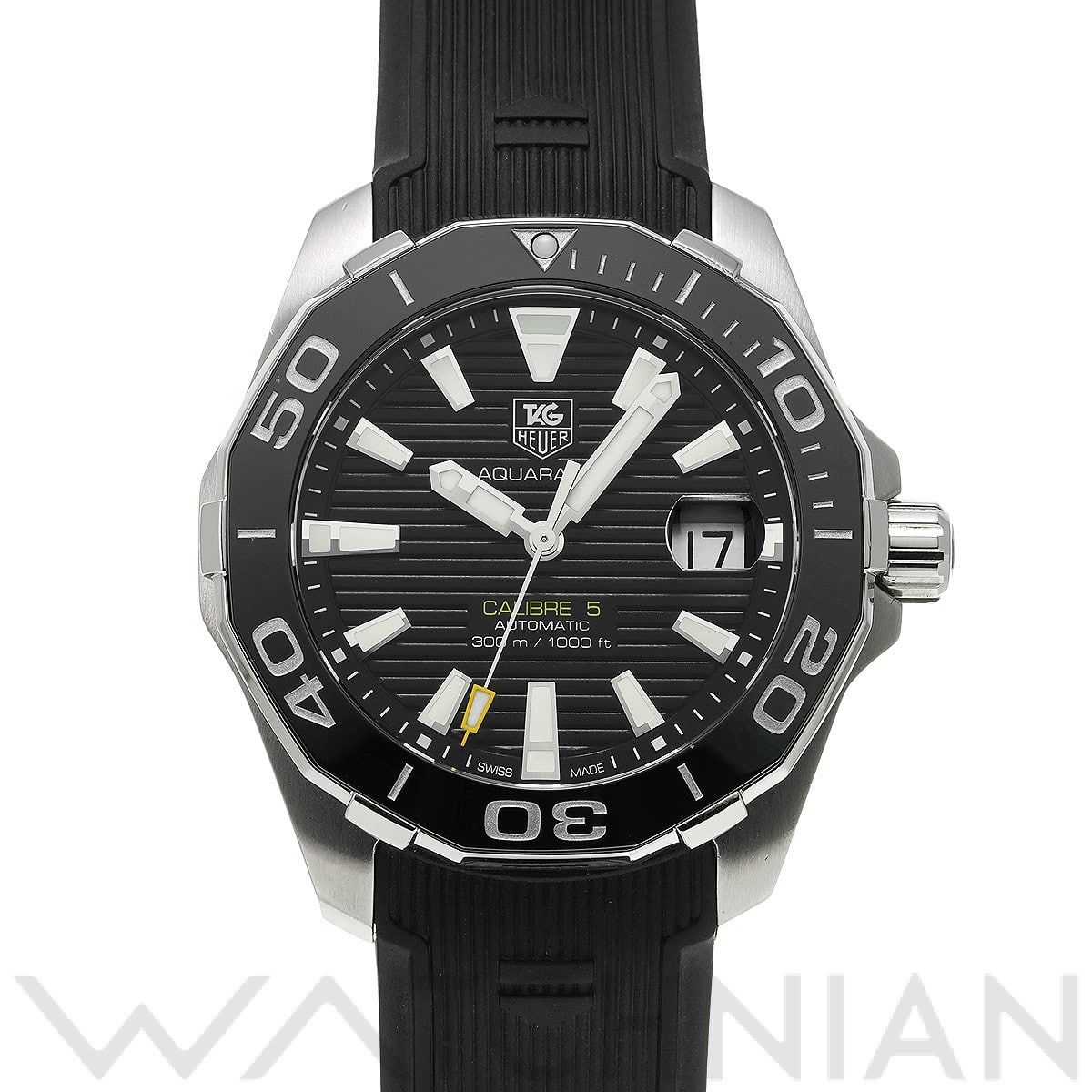 タグ ホイヤー / TAG HEUER アクアレーサー キャリバー5 WAY211A.FT6068 ブラック メンズ 時計 【中古】【wristwatch】