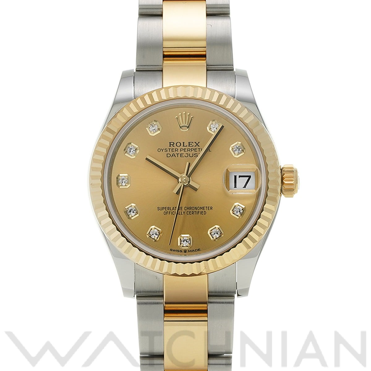 ロレックス デイトジャスト 31 278273G シャンパン ユニセックス 時計 【中古】【wristwatch】