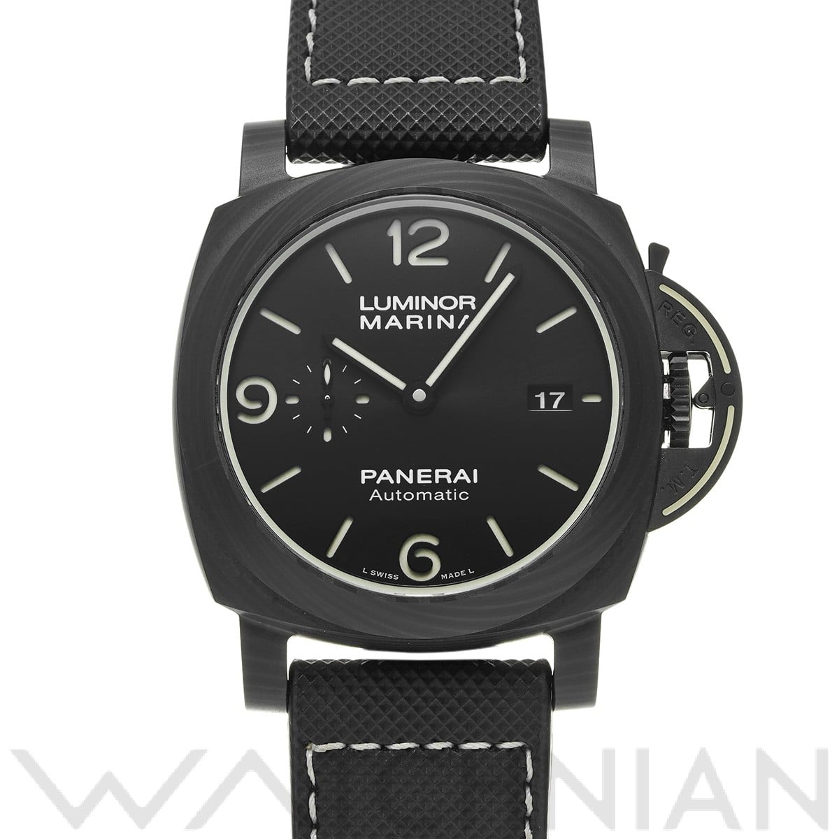 パネライ / PANERAI ルミノールマリーナ カーボテック 70th PAM01118 ブラック メンズ 時計 【中古】【wristwatch】