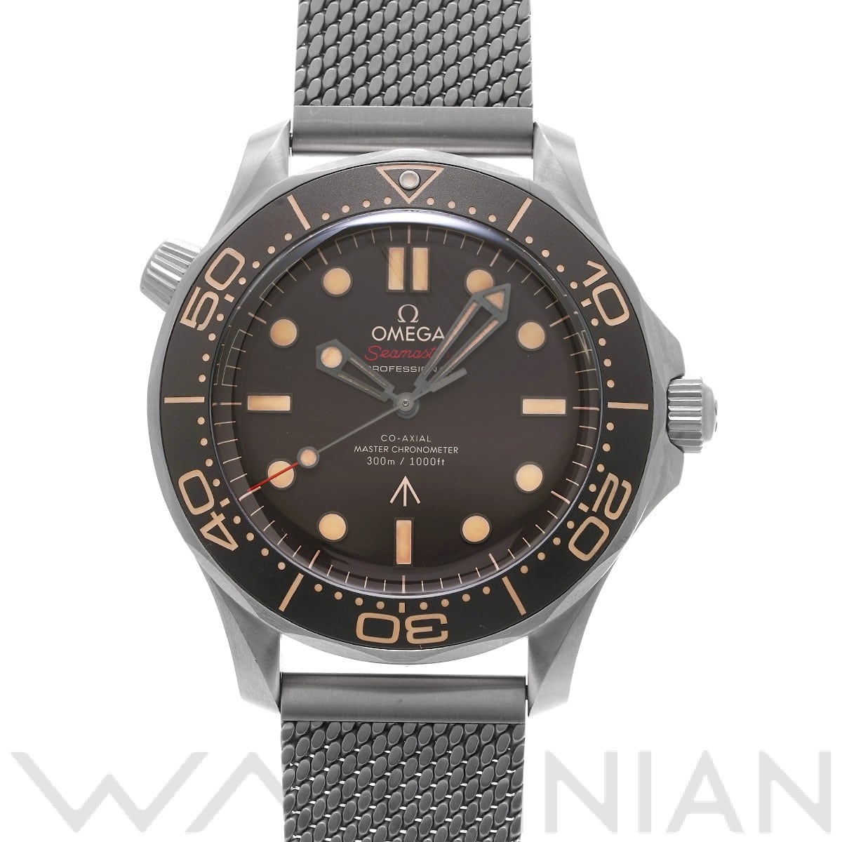 オメガ / OMEGA シーマスター ダイバー300 コーアクシャル マスタークロノメーター 007 210.90.42.20.01.001 ブラウン メンズ 時計 【中古】【wristwatch】