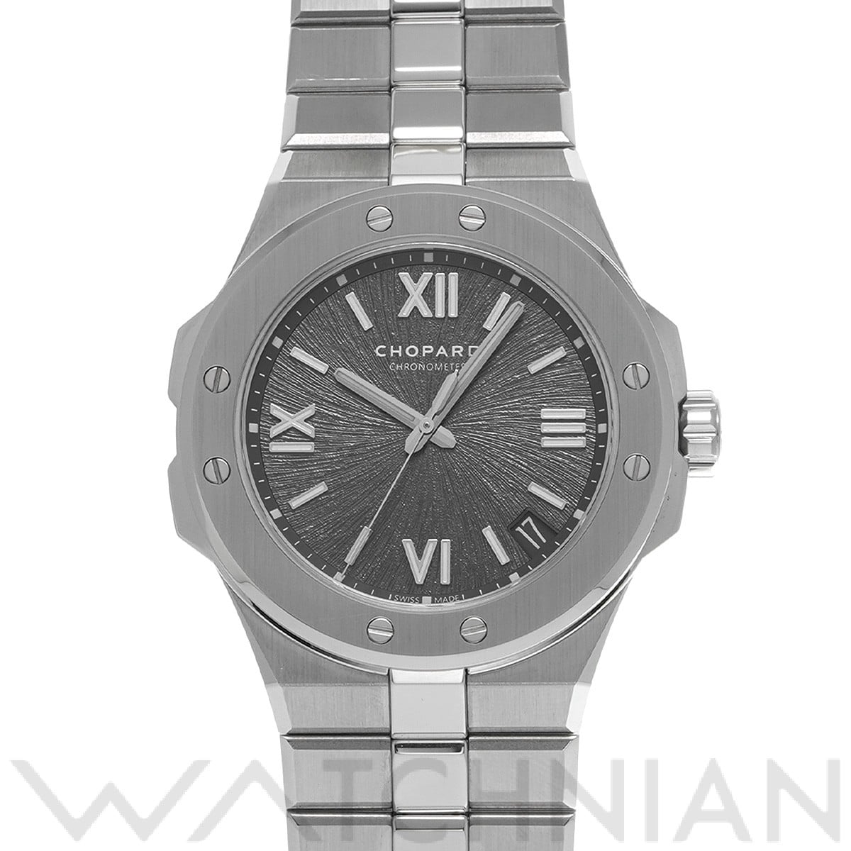 ショパール アルパイン イーグル 41 298600-3002 グレー メンズ 時計 【中古】【wristwatch】