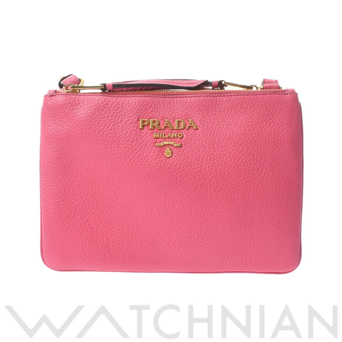 プラダ / PRADA ペオニア/ゴールド金具 1BH046 レザー レディース バッグ 【中古】【bag】