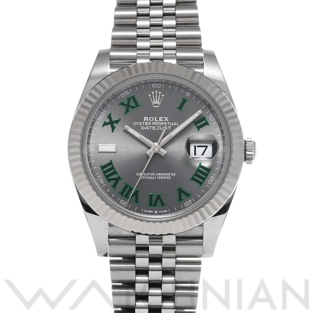 ロレックス デイトジャスト 41 126334 スレート メンズ 時計 【中古】【wristwatch】