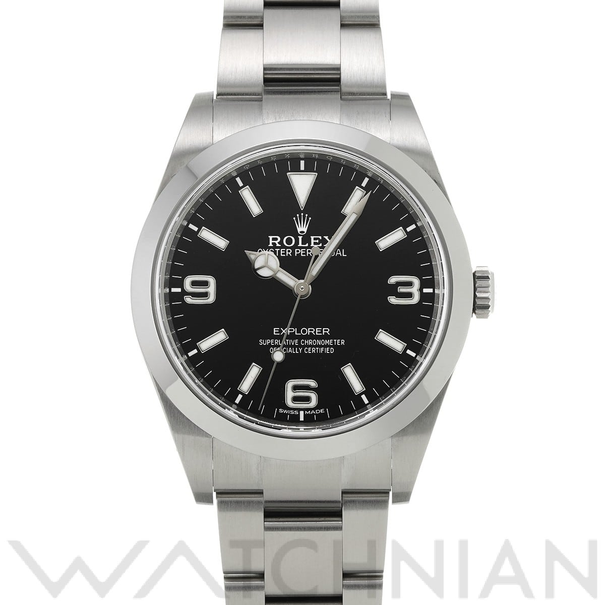 ロレックス エクスプローラー 214270 ブラック メンズ 時計 【中古】【wristwatch】