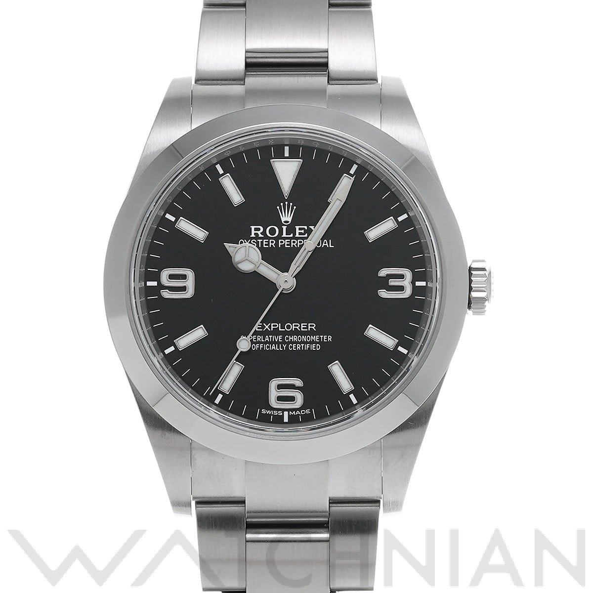 ロレックス エクスプローラー 214270 ブラック メンズ 時計 【中古】【wristwatch】