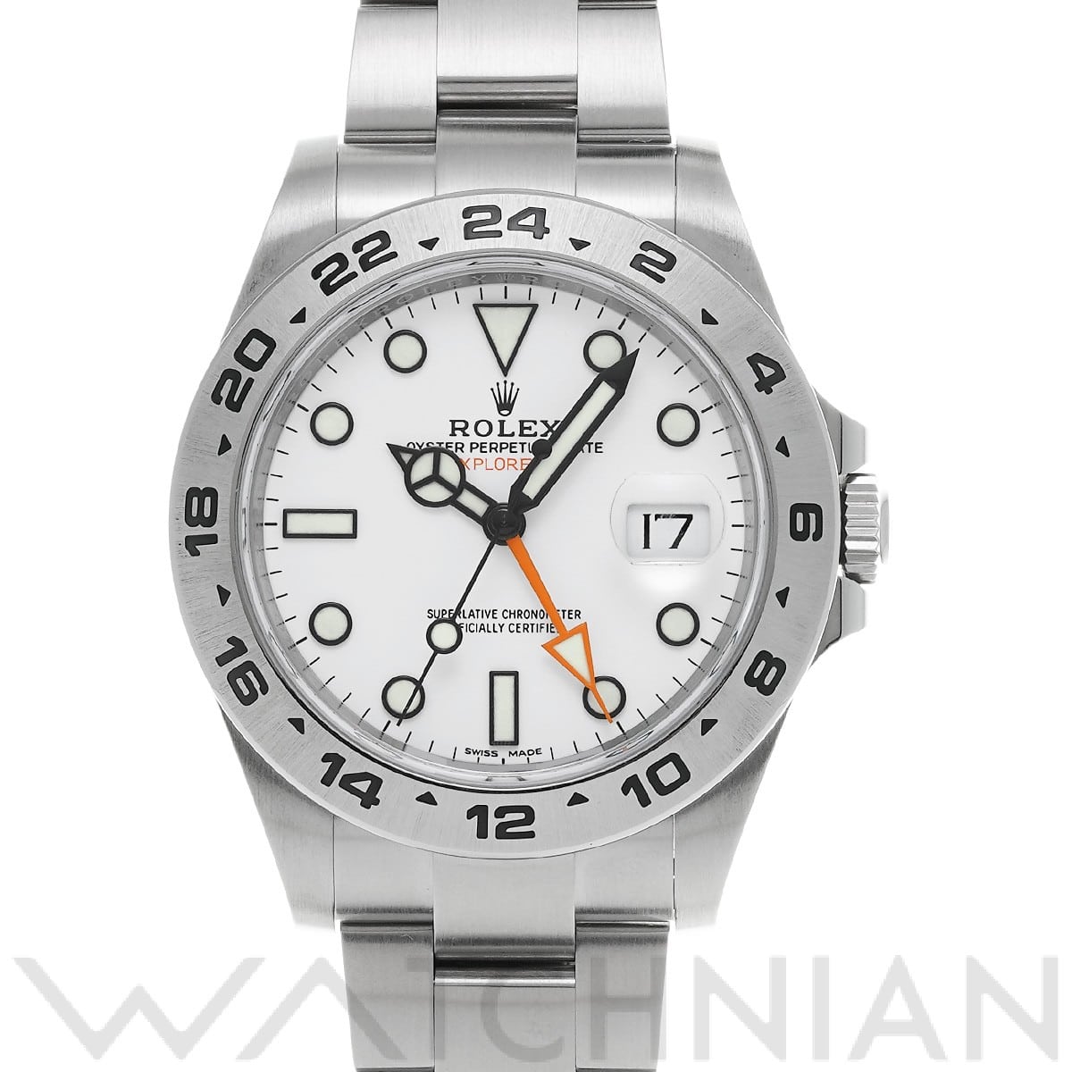 ロレックス エクスプローラーII 216570 ホワイト メンズ 時計 【中古】【wristwatch】