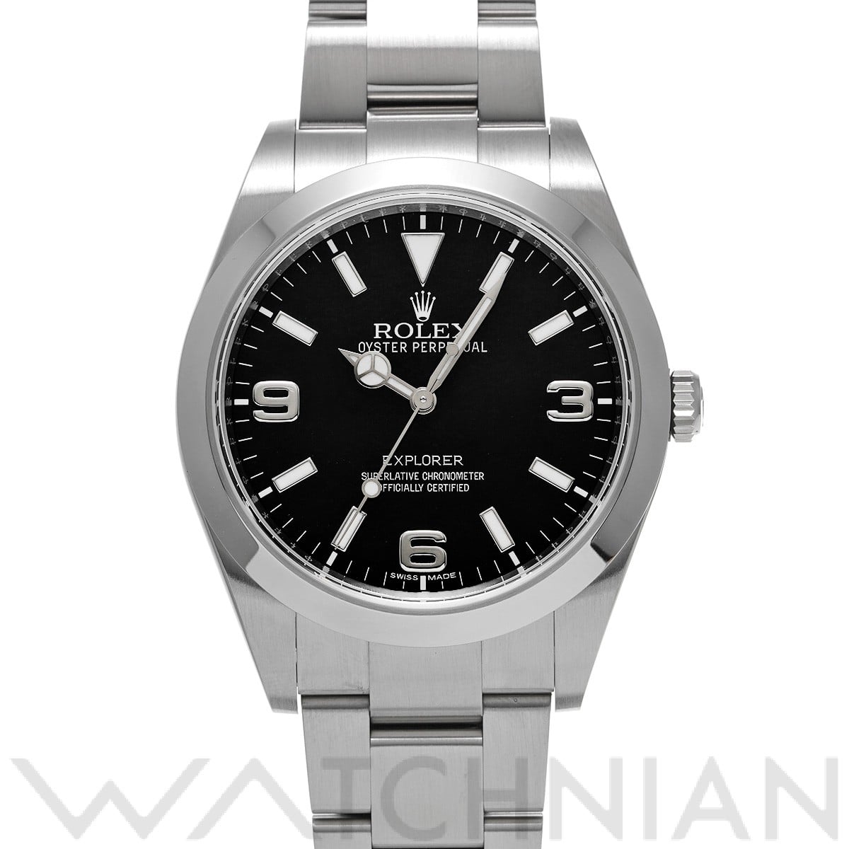 ロレックス エクスプローラー 214270 ブラック メンズ 時計 【中古】【wristwatch】