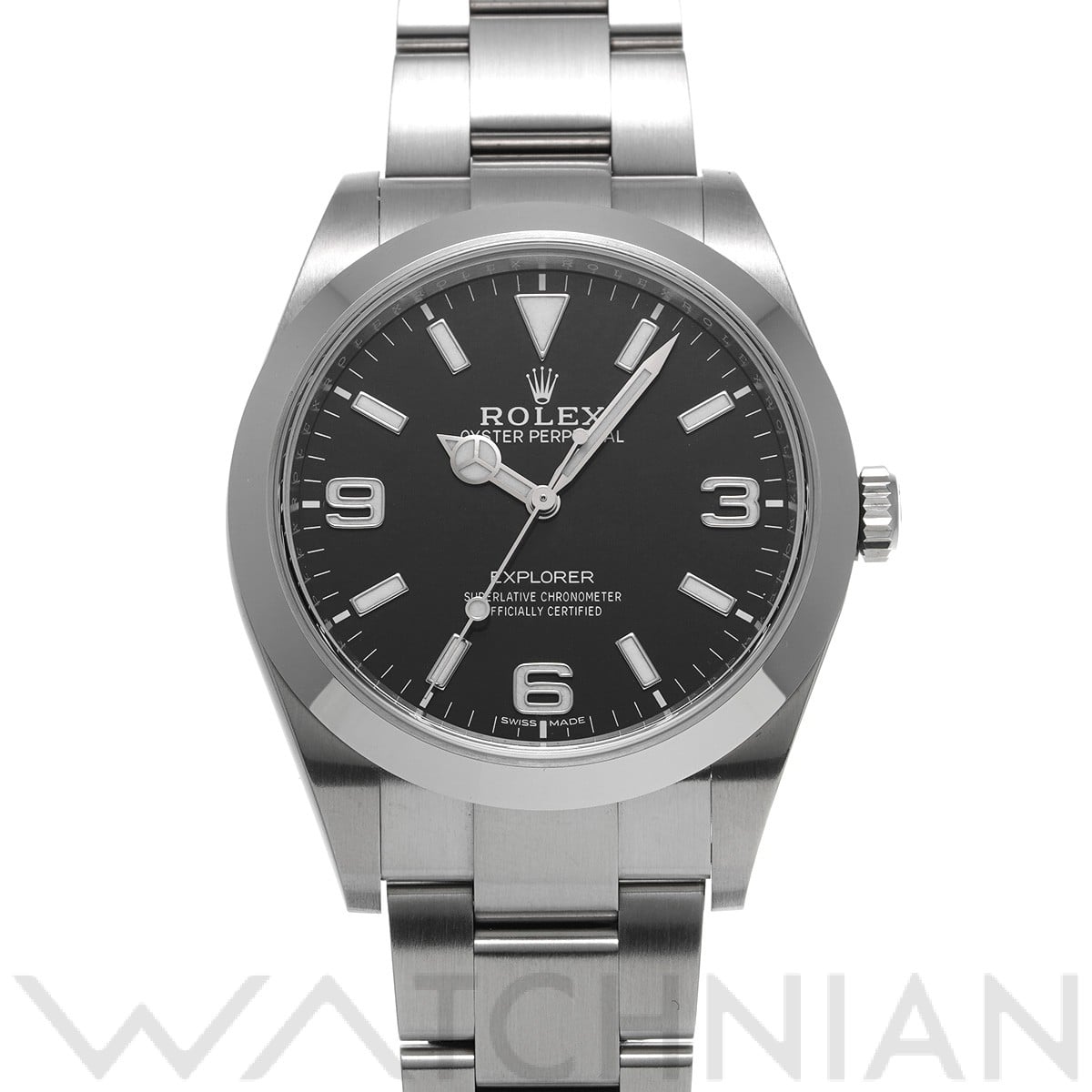 ロレックス エクスプローラー 214270 ブラック メンズ 時計 【中古】【wristwatch】