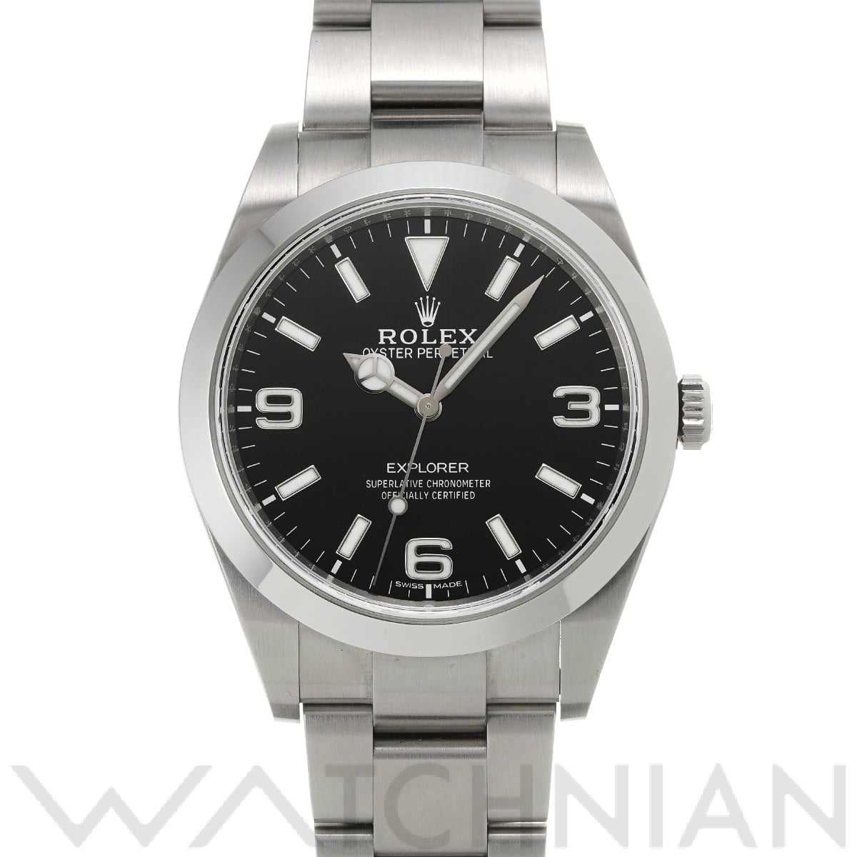 ロレックス エクスプローラー 214270 ブラック メンズ 時計 【中古】【wristwatch】