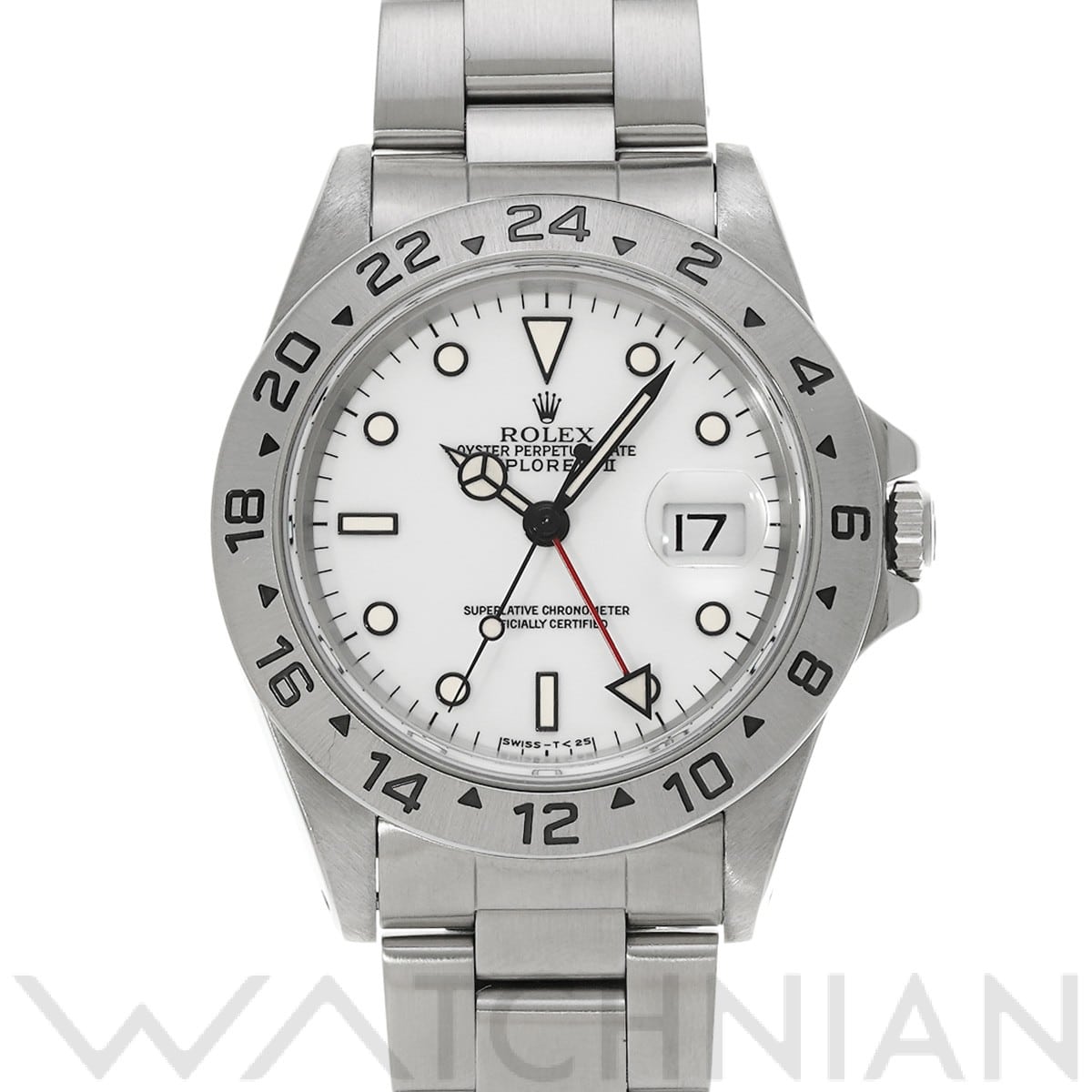 ロレックス エクスプローラーII 16570 ホワイト メンズ 時計 【中古】【wristwatch】