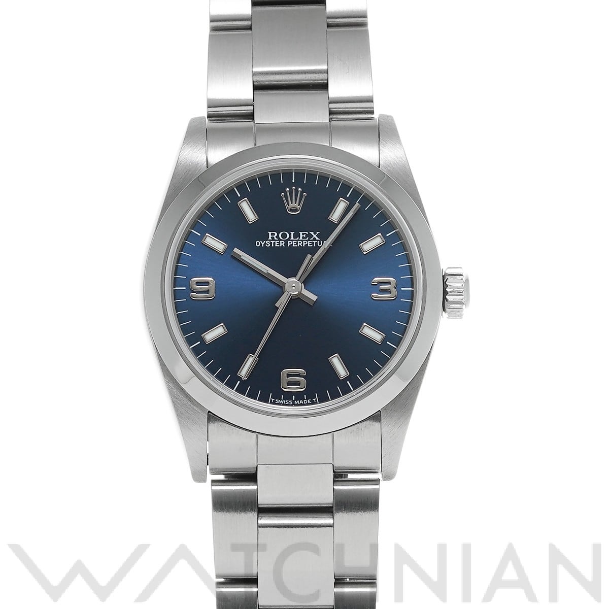 ロレックス / ROLEX オイスターパーペチュアル 67480 ブルー ユニセックス 時計 【中古】【wristwatch】