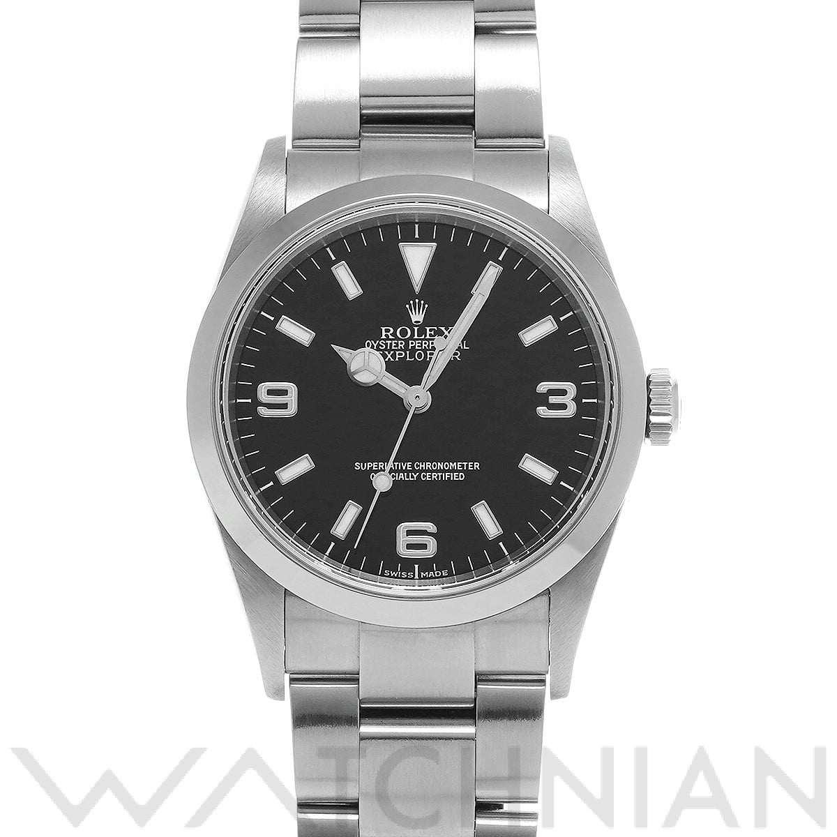 ロレックス エクスプローラー 114270 ブラック メンズ 時計 【中古】【wristwatch】