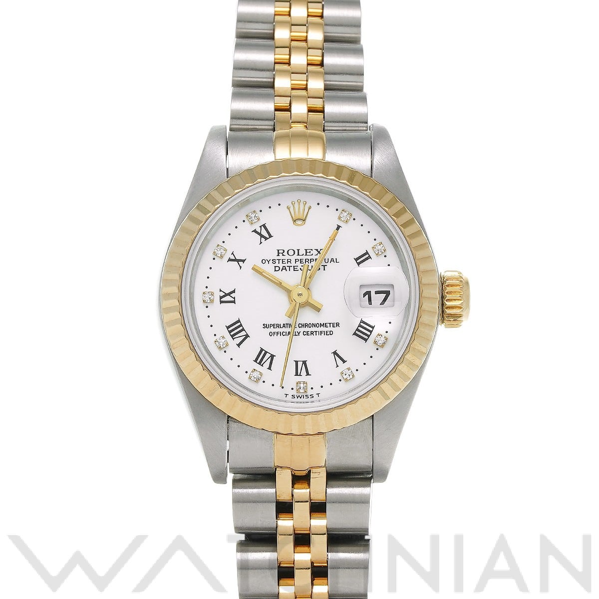 ロレックス / ROLEX デイトジャスト 69173G ホワイト/ダイヤモンド レディース 時計 【中古】【wristwatch】