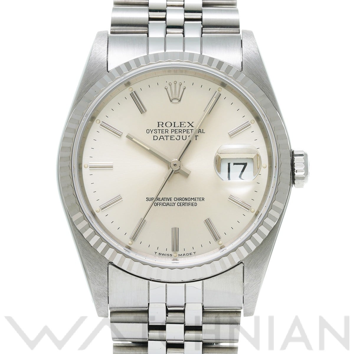 ロレックス デイトジャスト 16234 シルバー メンズ 時計 【中古】【wristwatch】