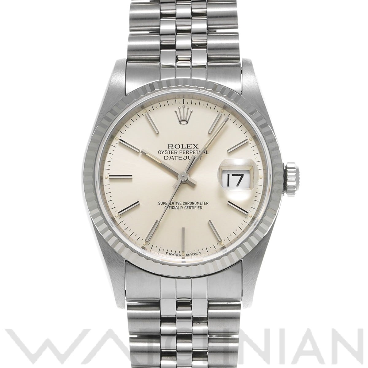 ロレックス デイトジャスト 16234 シルバー メンズ 時計 【中古】【wristwatch】