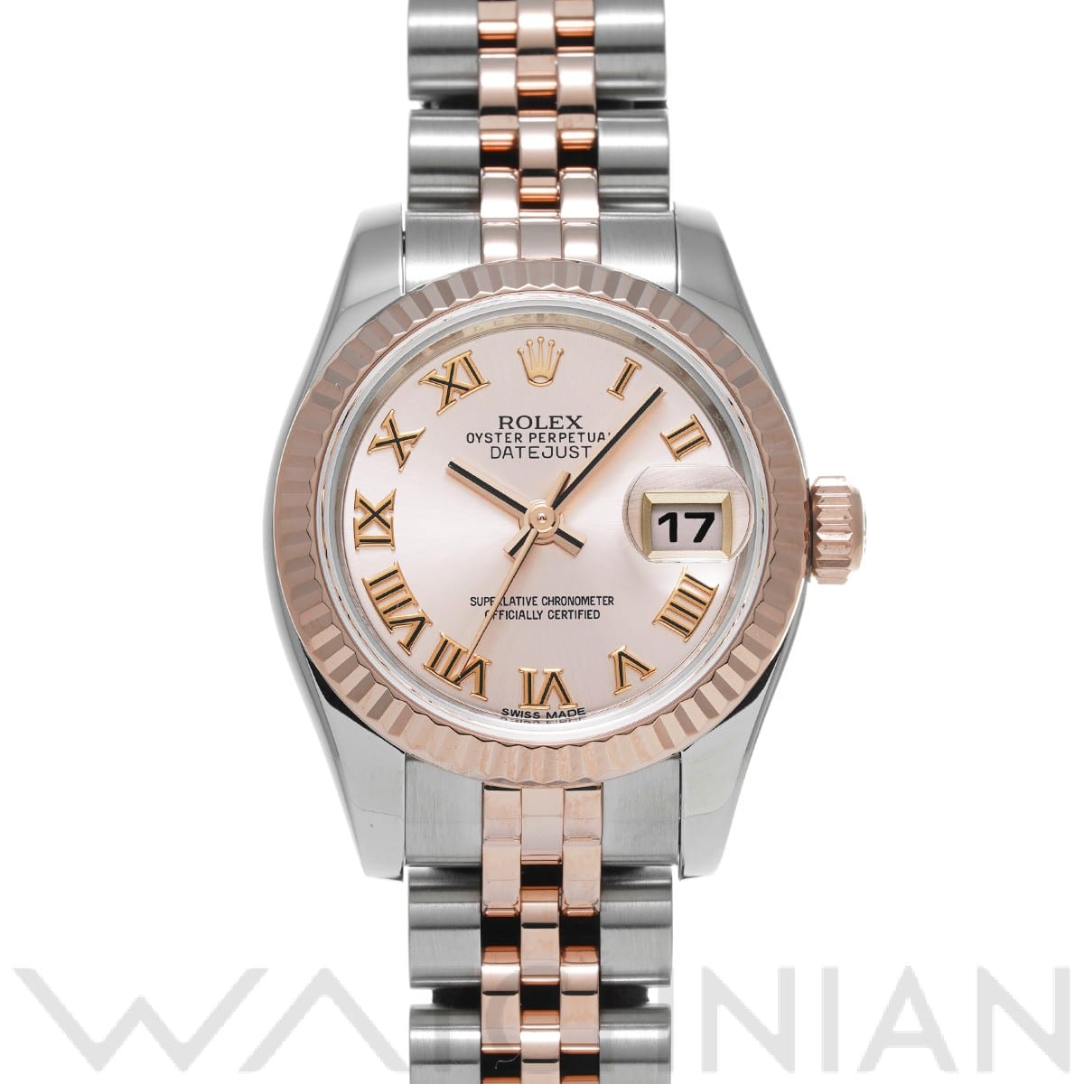 ロレックス レディ デイトジャスト 26 179171 ピンク レディース 時計 【中古】【wristwatch】