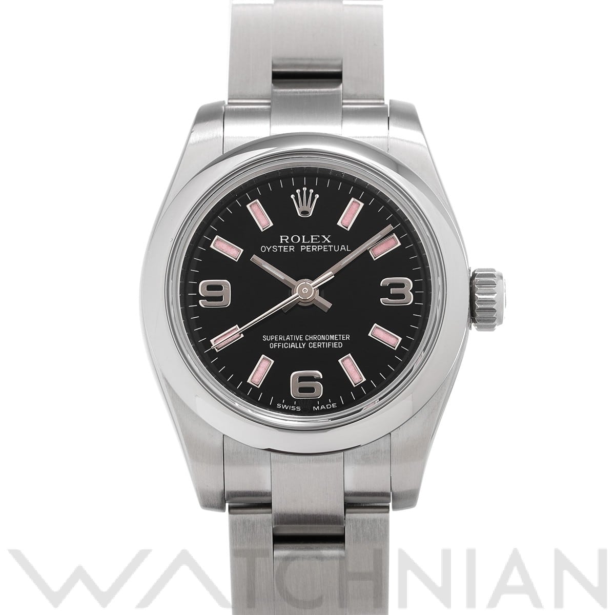 ロレックス / ROLEX オイスターパーペチュアル 26 176200 ブラック レディース 時計 【中古】【wristwatch】