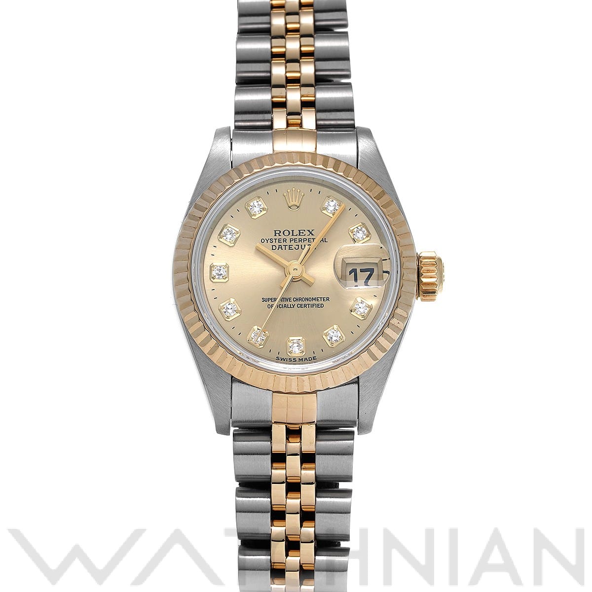 ロレックス / ROLEX デイトジャスト 69173G シャンパン/ダイヤモンド レディース 時計 【中古】【wristwatch】