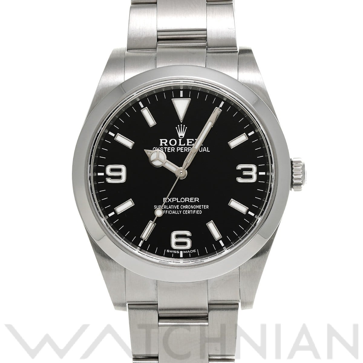 ロレックス エクスプローラー 214270 ブラック メンズ 時計 【中古】【wristwatch】