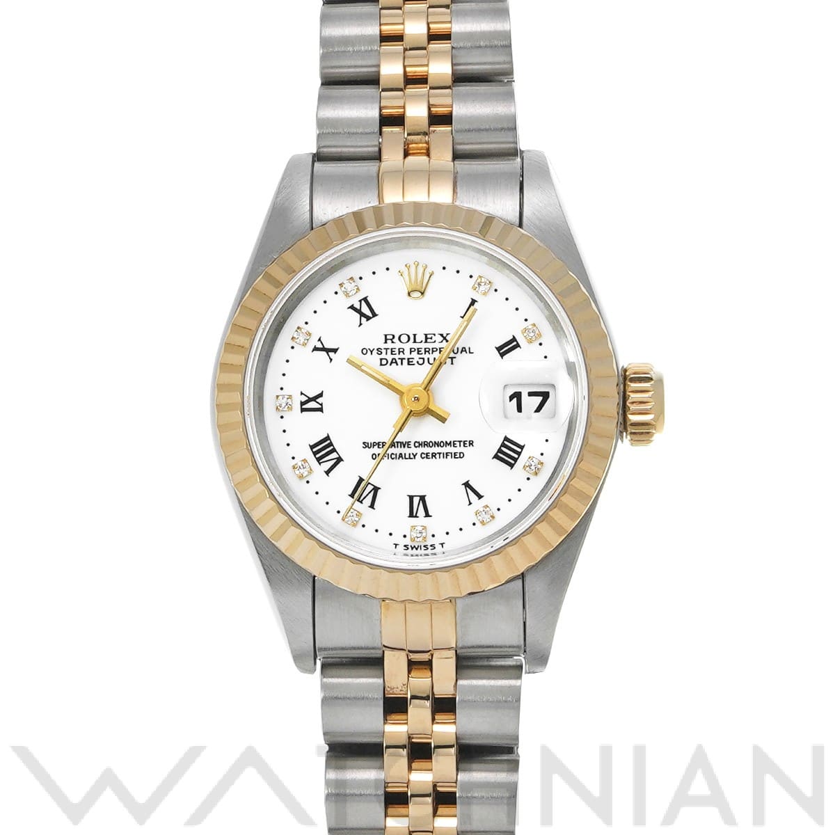 ロレックス / ROLEX デイトジャスト 69173G ホワイト/ダイヤモンド レディース 時計 【中古】【wristwatch】