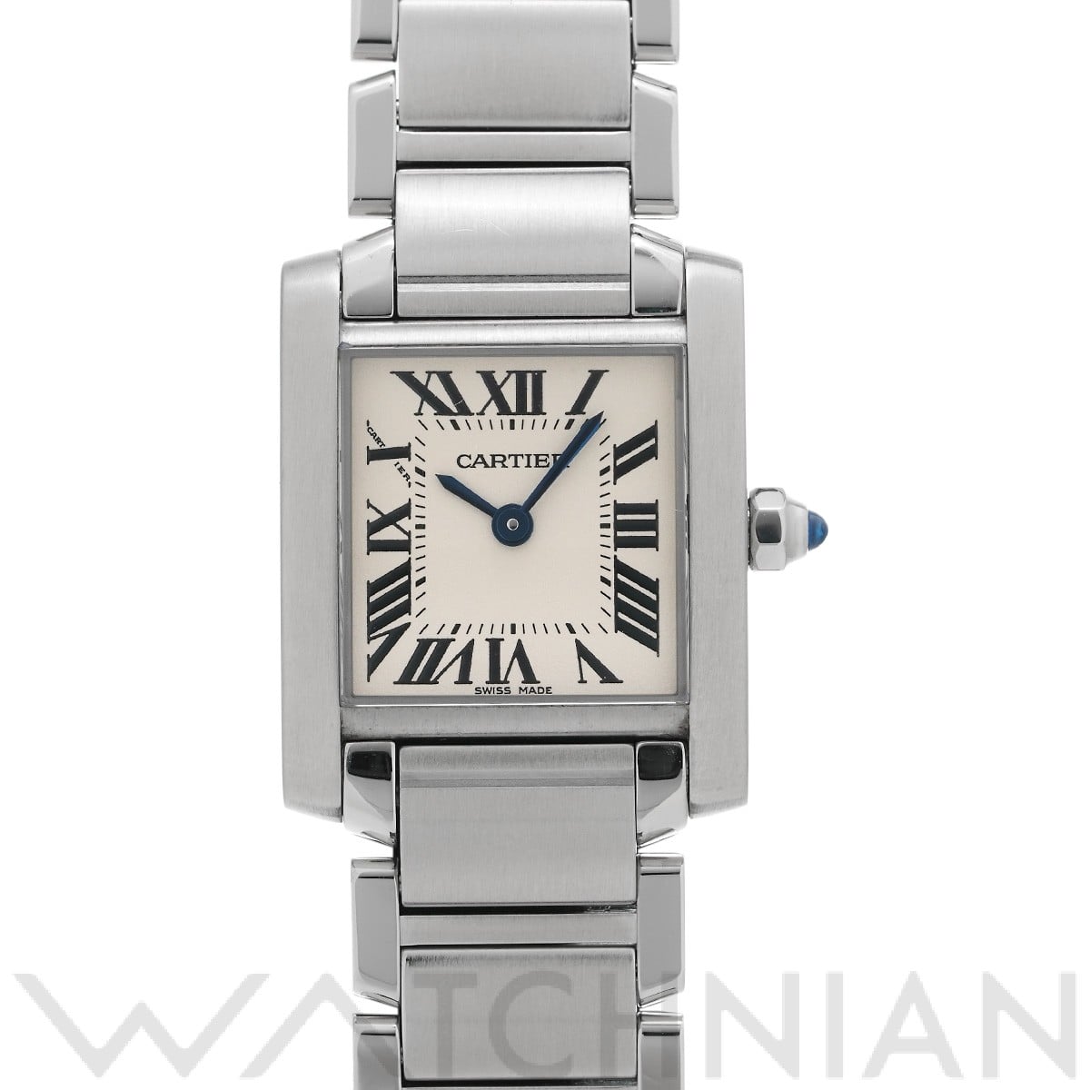 カルティエ / CARTIER タンク フランセーズ SM W51008Q3 シルバー レディース 時計 【中古】【wristwatch】