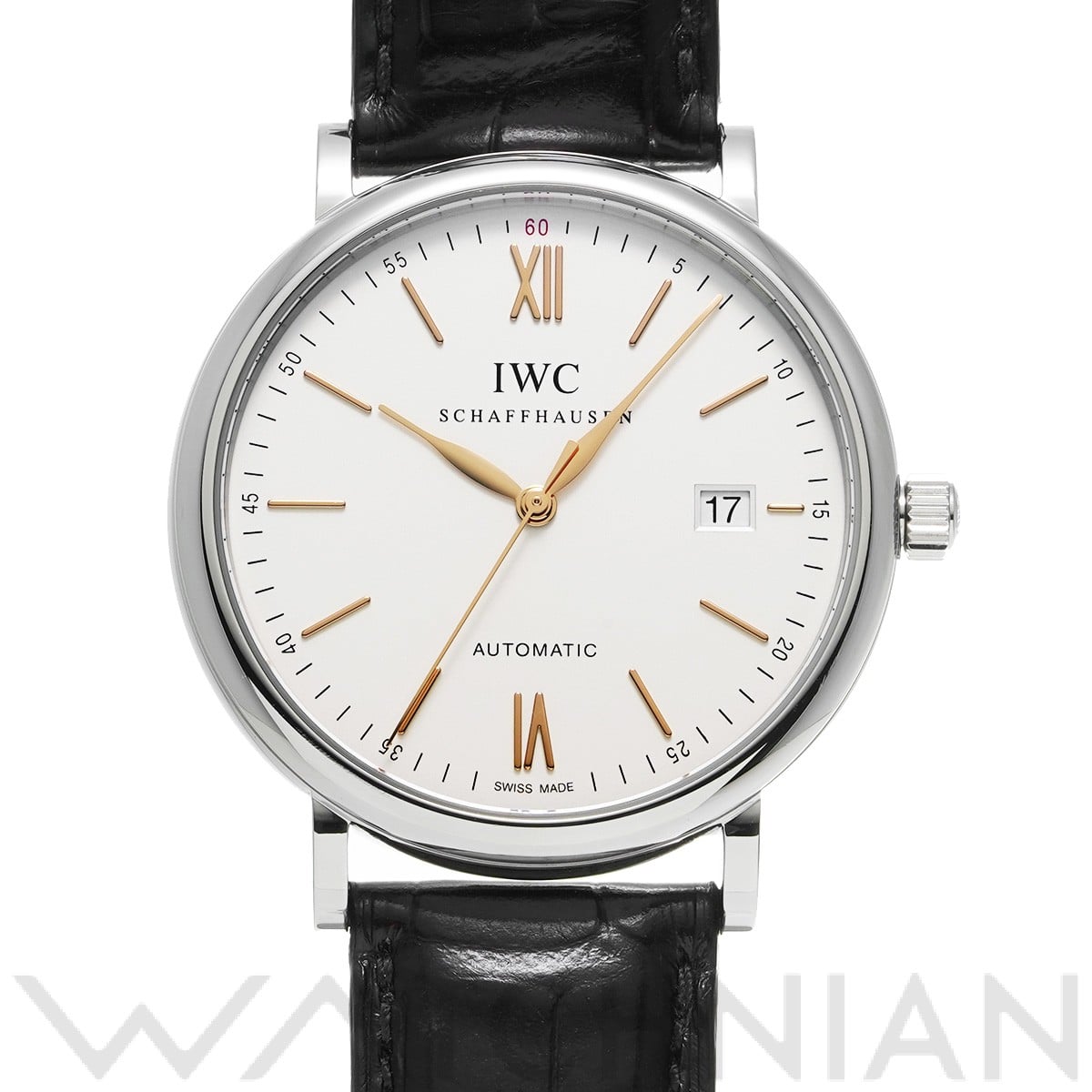 IWC ポートフィノ オートマティック IW356517 シルバー メンズ 時計 【中古】【wristwatch】