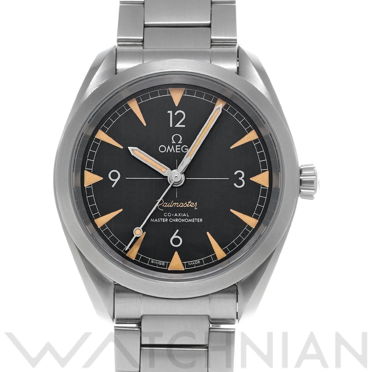 オメガ / OMEGA シーマスター レイルマスター コーアクシャル マスタークロノメーター 220.10.40.20.01.001 ブラック メンズ 時計 【中古】【wristwatch】