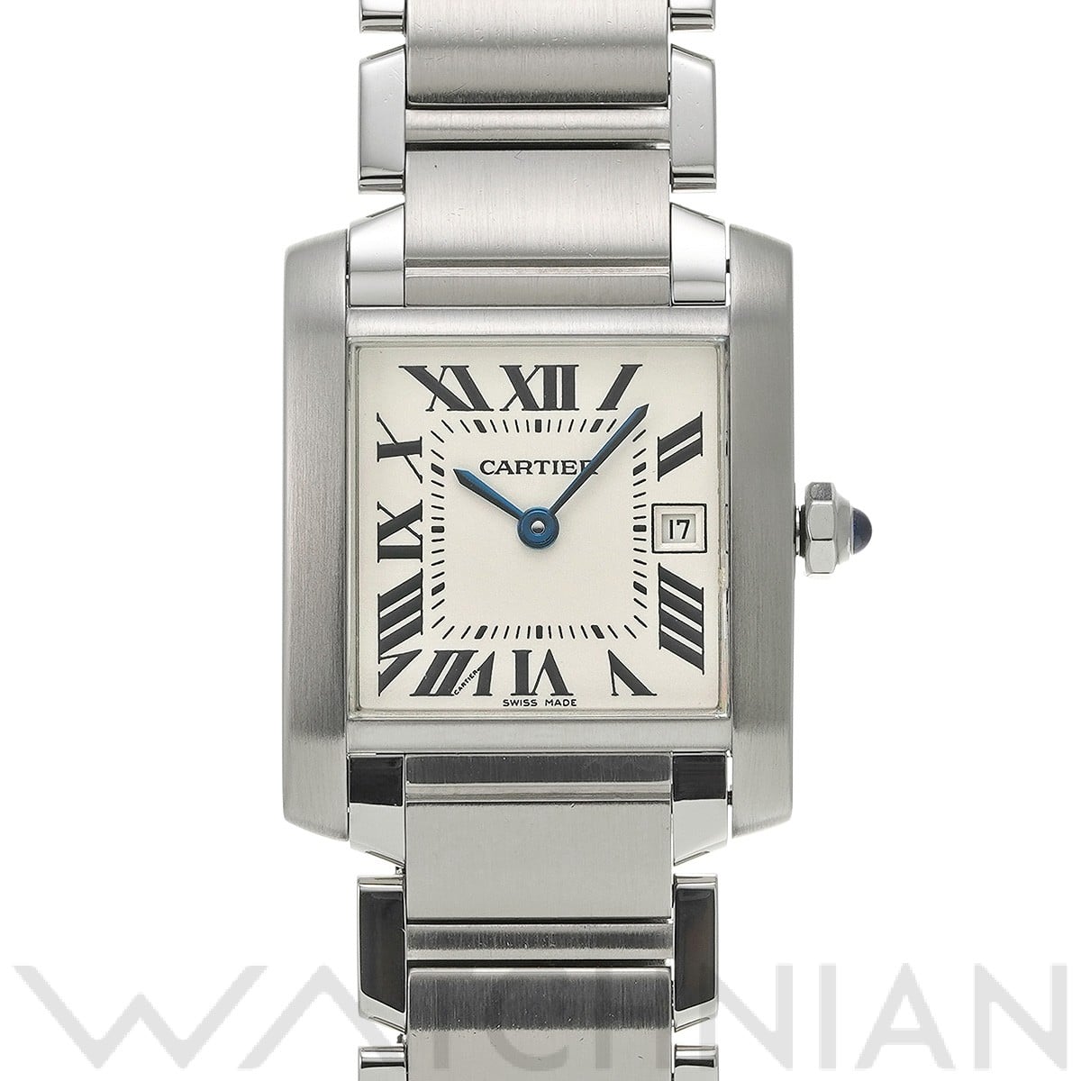 カルティエ / CARTIER タンク フランセーズ MM W51003Q3 シルバー ユニセックス 時計 【中古】【wristwatch】