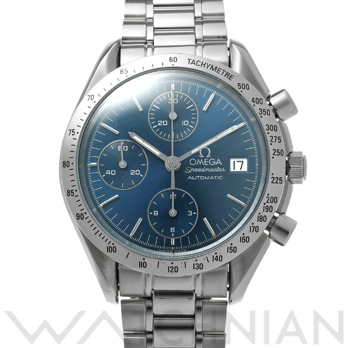 オメガ スピードマスター デイト 3511.80 ブルー メンズ 時計 【中古】【wristwatch】
