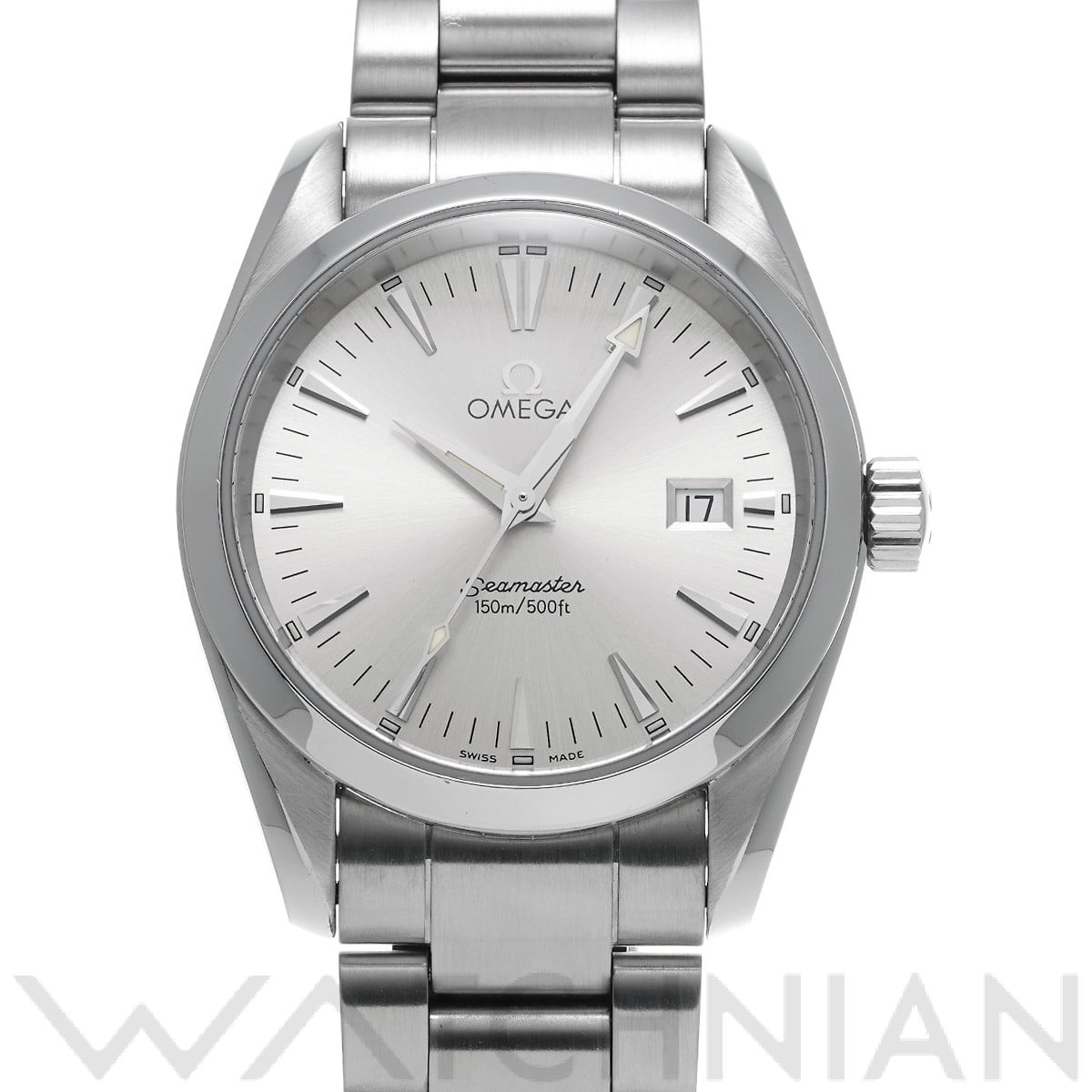 オメガ / OMEGA シーマスター アクアテラ クォーツ 2518.30 シルバー メンズ 時計 【中古】【wristwatch】