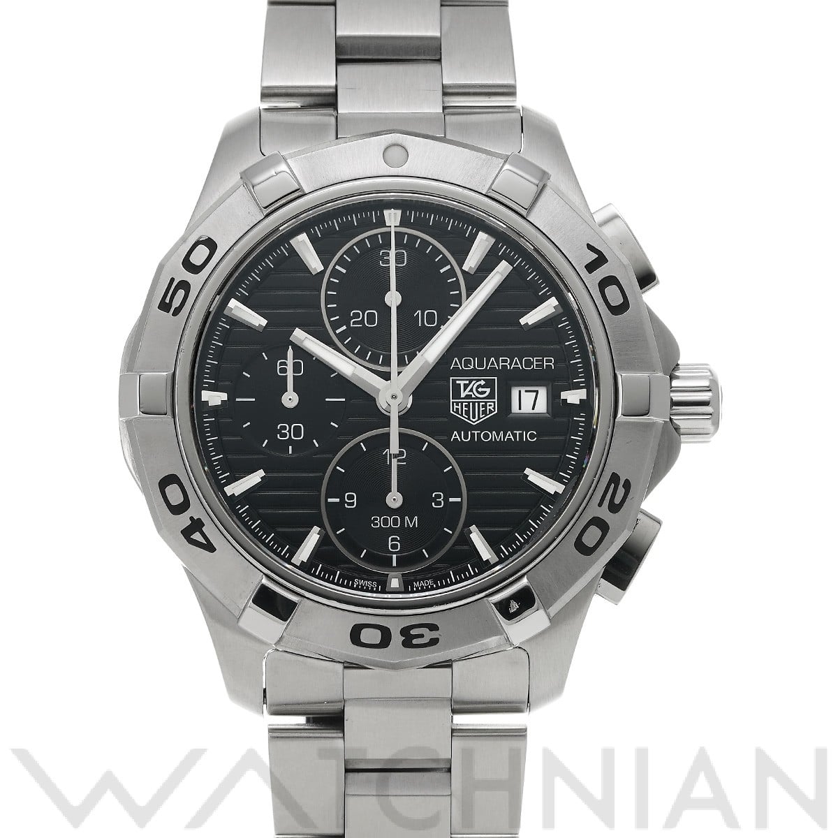 タグ ホイヤー / TAG HEUER アクアレーサー キャリバー16 クロノグラフ CAP2110.BA0833 ブラック メンズ 時計 【中古】【wristwatch】