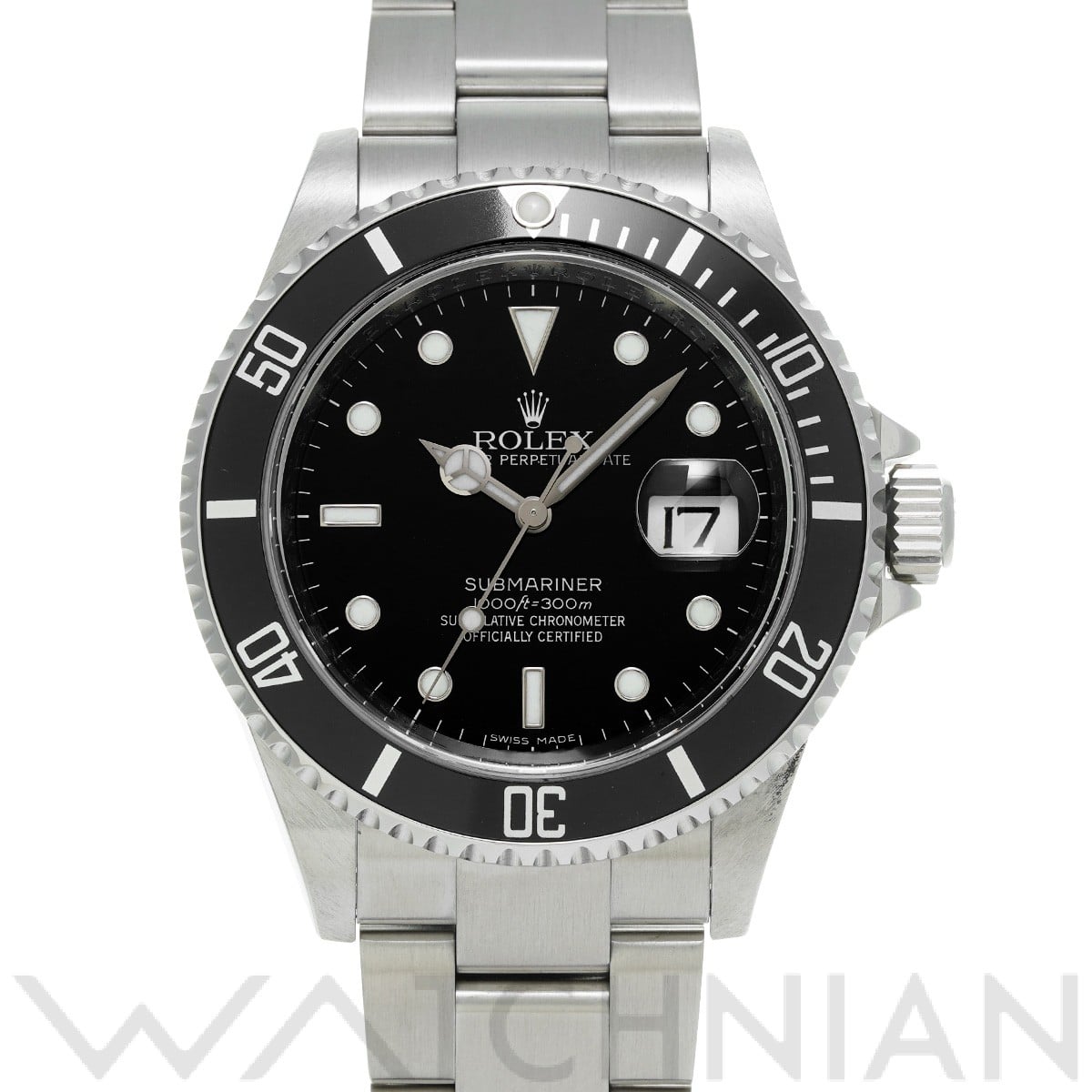 ロレックス サブマリーナ デイト 16610 ブラック メンズ 時計 【中古】【wristwatch】