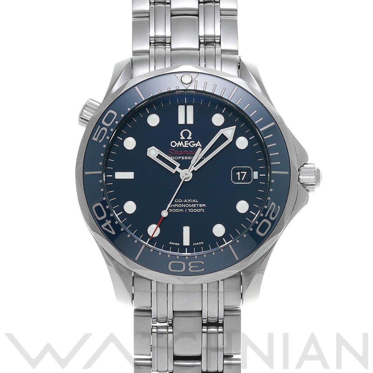 オメガ / OMEGA シーマスター ダイバー300 コーアクシャル 212.30.41.20.03.001 ブルー メンズ 時計 【中古】【wristwatch】