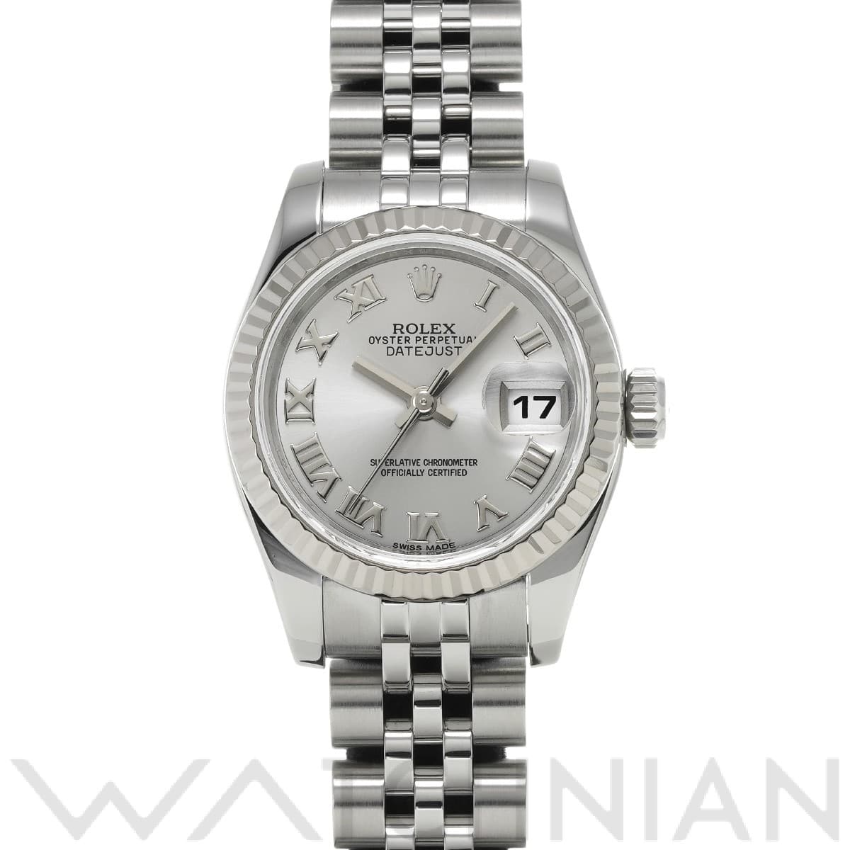 ロレックス デイトジャスト 26 179174 シルバー レディース 時計 【中古】【wristwatch】