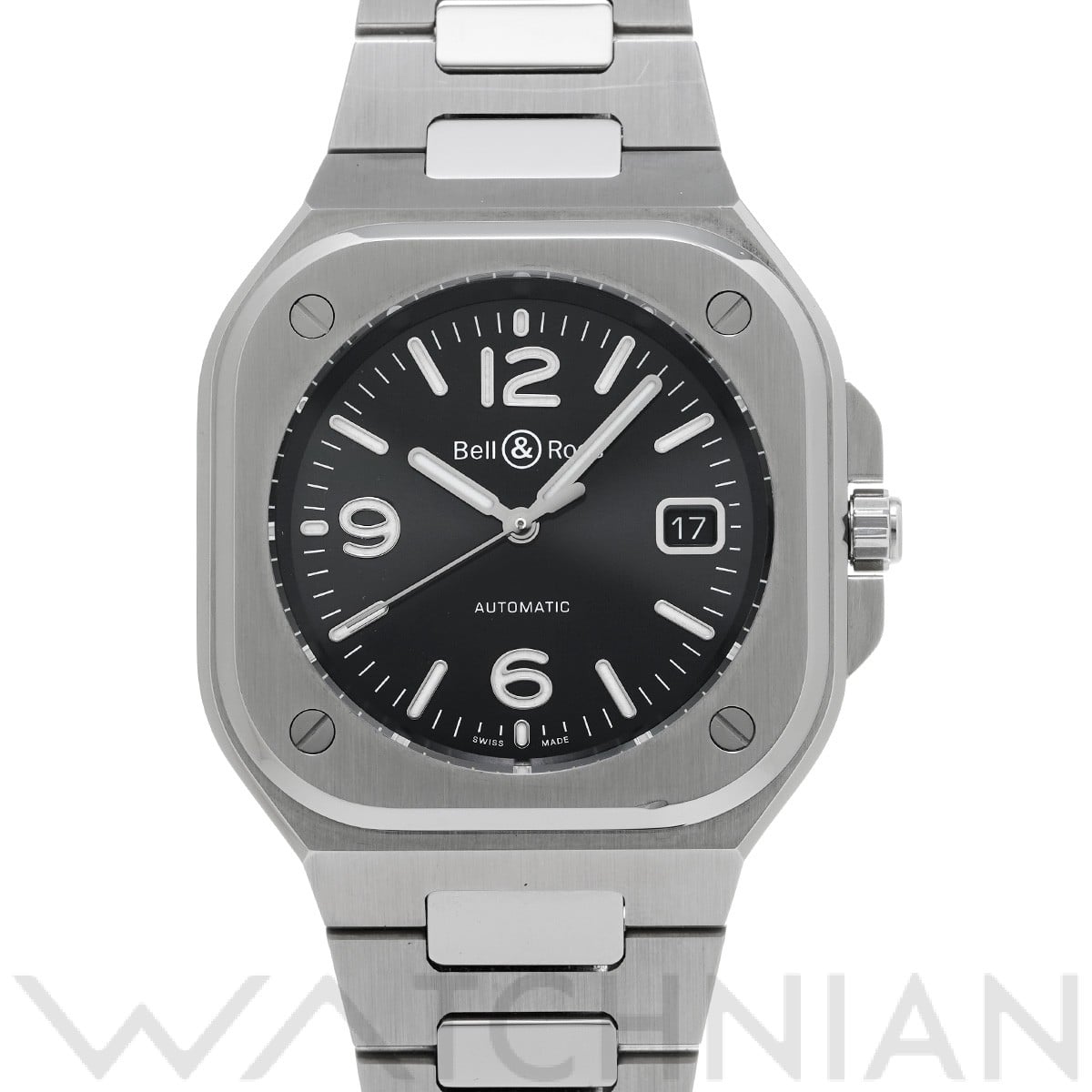 ベル＆ロス / Bell & Ross BR 05 ブラックスチール BR05A-BL-ST/SST ブラック メンズ 時計 【中古】【wristwatch】