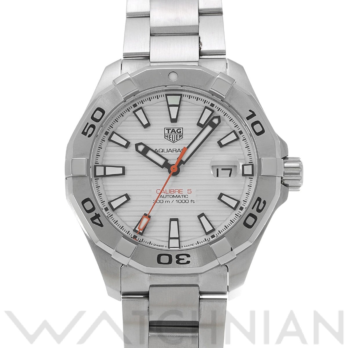 タグ ホイヤー / TAG HEUER アクアレーサー キャリバー5 WAY2013.BA0927 ホワイト メンズ 時計 【中古】【wristwatch】