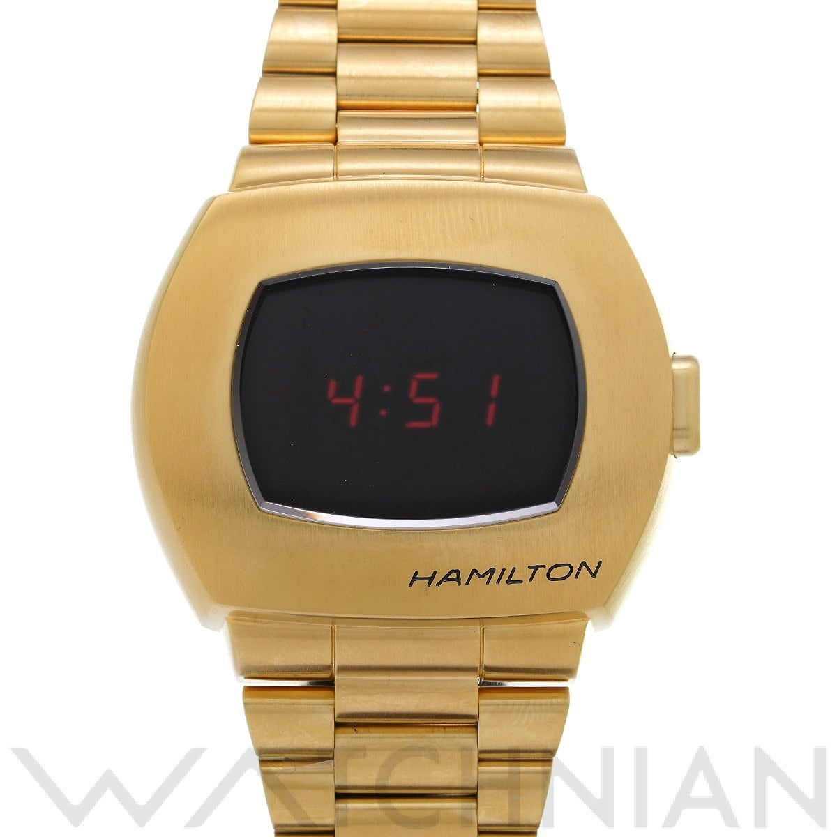 ハミルトン / HAMILTON アメリカンクラシック PSR デジタルクォーツ H52424130 ブラック メンズ 時計 【中古】【wristwatch】