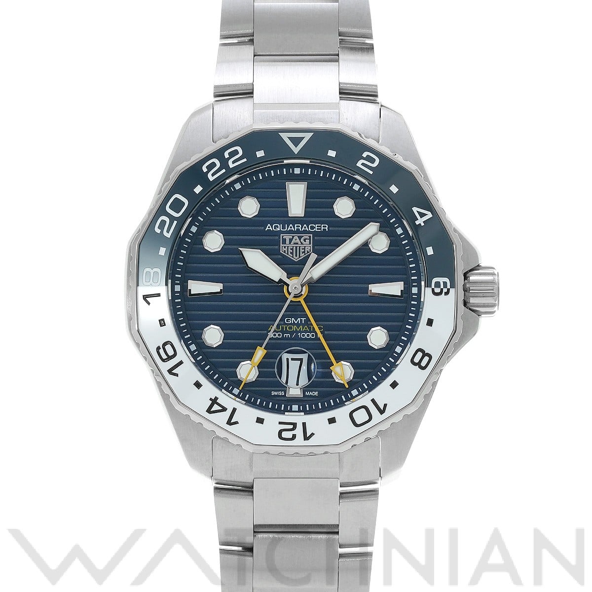 タグ ホイヤー / TAG HEUER アクアレーサー プロフェッショナル 300 キャリバー7 GMT WBP2010.BA0632 ブルー メンズ 時計 【中古】【wristwatch】