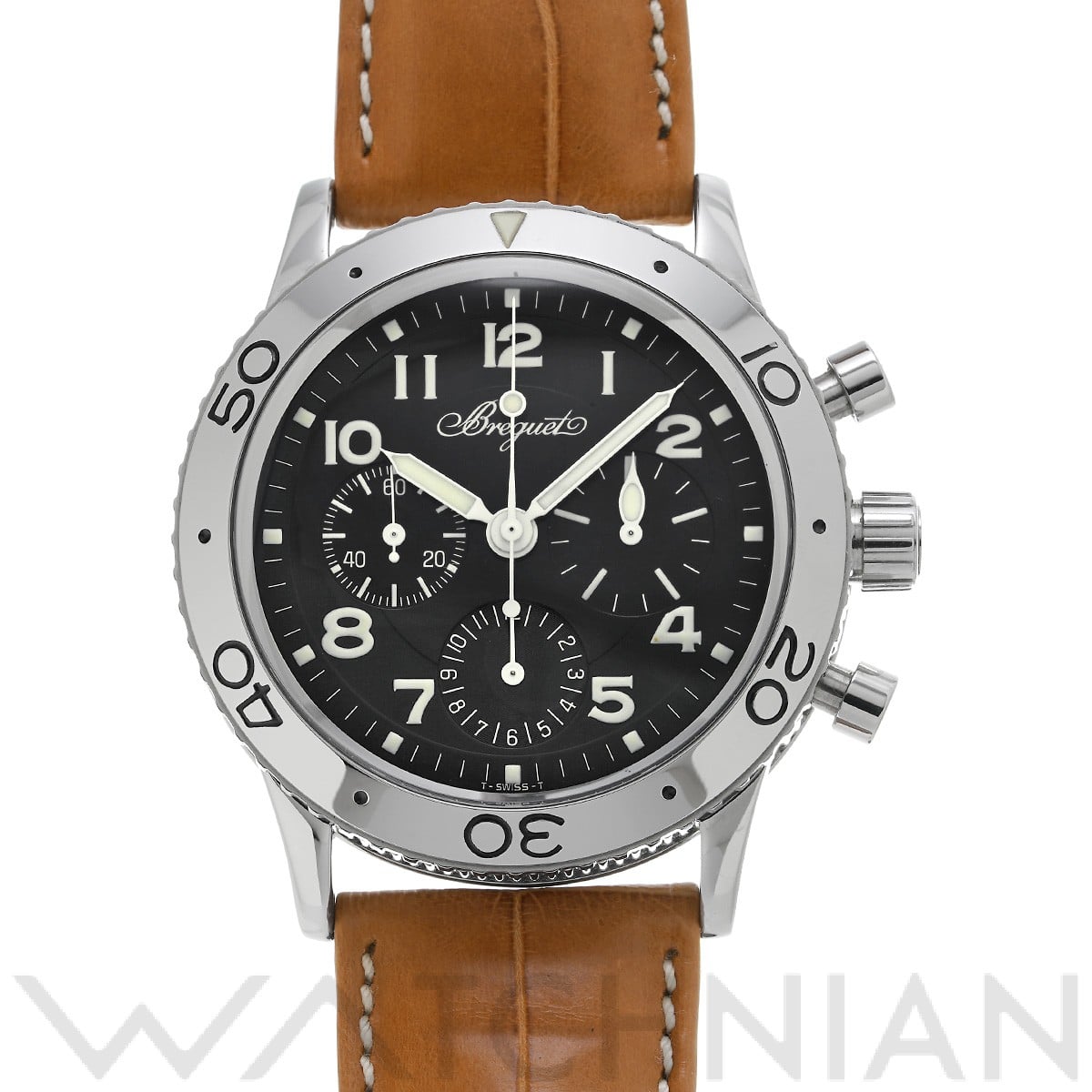 ブレゲ アエロナバル タイプXX 3800ST/92/9W6 ブラック メンズ 時計 【中古】【wristwatch】