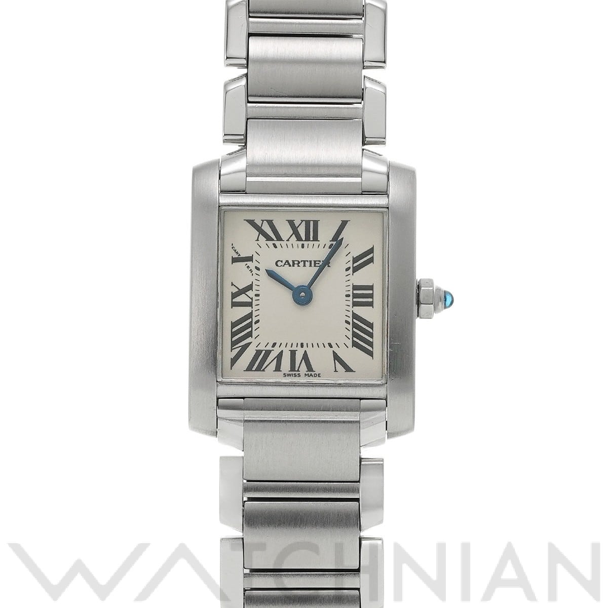 カルティエ / CARTIER タンク フランセーズ SM W51008Q3 シルバー レディース 時計 【中古】【wristwatch】